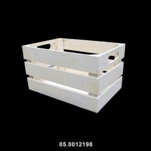 Caixa de Madeira Retângular18X12X10 Branco