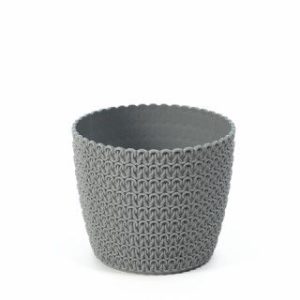Vaso Pvc Magnolia C/Claro 14Cm
