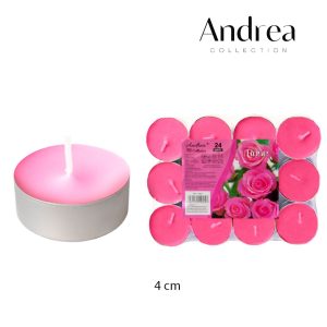 Velas Thealigts Rosas Pak 24