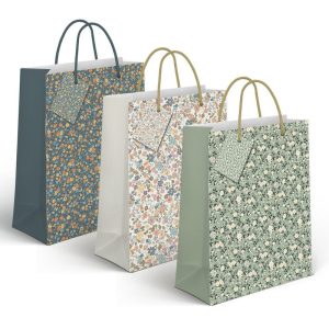 Saco P/Prendas Flores Tam.M 18X10X23