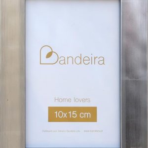 Moldura Foto 10X15 Mad.Prata 19X14