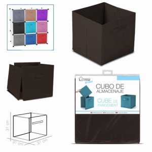 Caixa Dobrável Multiusos 31X31 Castanho