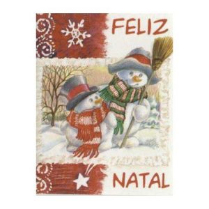 Lote 5 Etiquetas Natal C/Fio