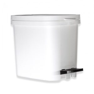 Balde PVC c/ Pedal Rectângular 10L