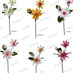 Haste Magnólia Estrela (Várias Cores) 65x20cm