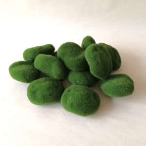 Saco Pedras Artificial Verde 12 Unidades 9×7