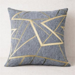Almofada Decorativa Cinza 45X45Cm