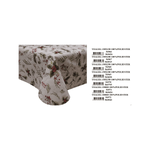 Toalha de Mesa Natal 100% Poliester 150×200 Azevim