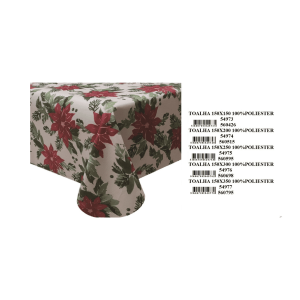 Toalha de Mesa Natal 100% Poliester 150×250