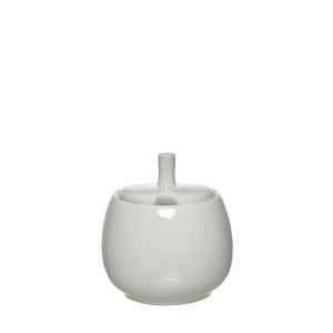Açucareiro Porcelana Br. 250ml 8.7×9.7