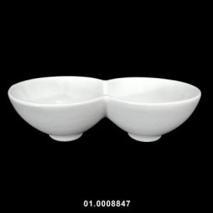 Taça Aperitivos Porcelana Branca x2 18×10