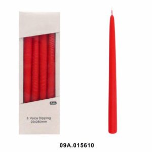 Vela de Natal 28Cm Bordo Dippings