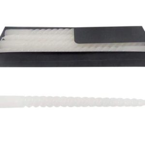 Vela Aspiral Cera Branco 25,5cm