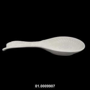 Suporte P/Colher Porcelana Regional Branco 23X9.5Cm