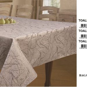 Toalha Mesa Baga 100%Poli.150X150