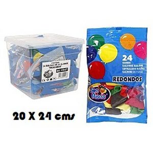 Baloes P/Festas Saco C/18 Uni.+629