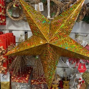 Estrela de Natal em Cartão 60×20