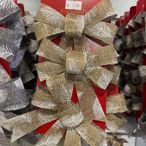 Jogo de 3 Laços de Natal c/ Junta 10×12