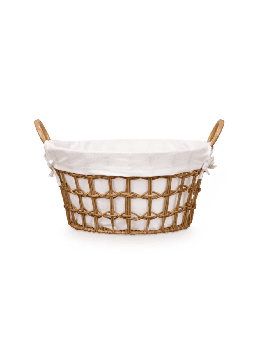 CESTO COM ASAS EM PVC NATURAL - Image 3