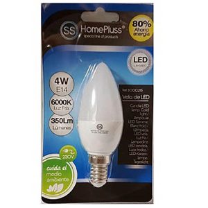 Lâmpada LED 6W E14 6000K