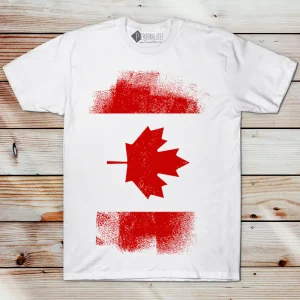 T-shirt Canada manga curta