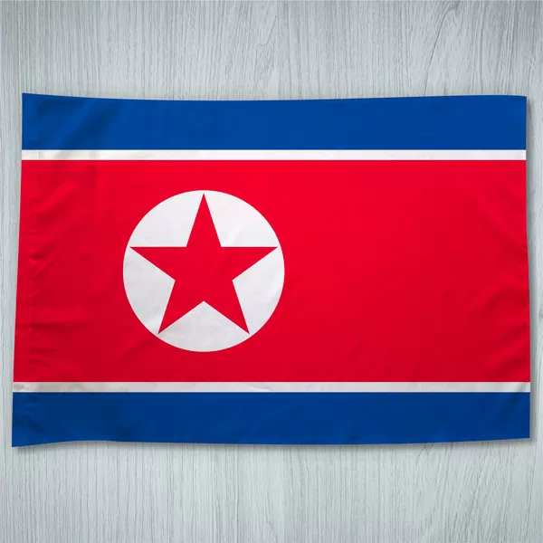 Bandeira Coreia do Norte