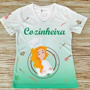 T-shirt Cozinheira profissão/curso
