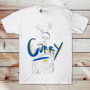 T-shirt Stephen Curry NBA manga curta