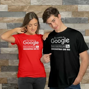 T-shirt És como o Google, tudo o que…