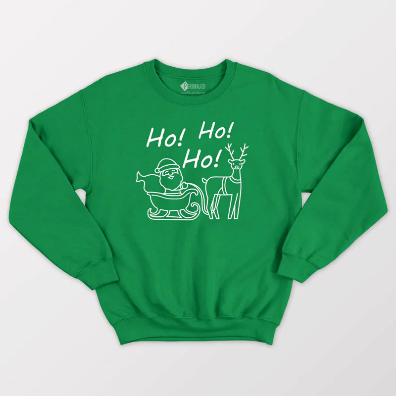 Sweatshirt Pai Natal Ho! Ho! Ho!