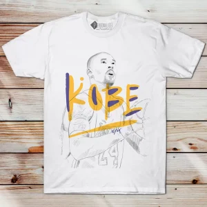 T-shirt Kobe Bryant NBA manga curta