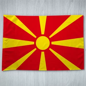 Bandeira Macedónia do Norte