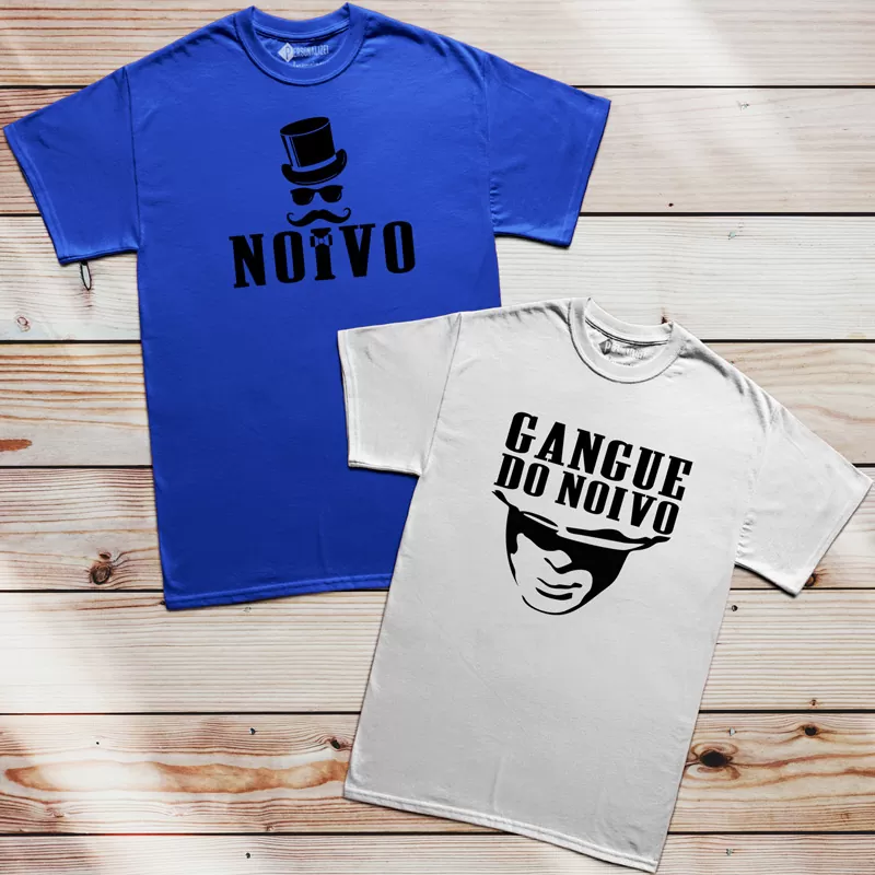 T-shirt Noivo e Gangue do Noivo despedida solteiro - Image 5