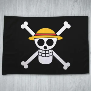 Bandeira One Piece Pirata Luffy Skull
