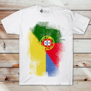T-shirt Ucrânia e Portugal