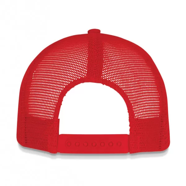 Chapéu Trucker Pala Curva Snapback Rede Regulável Boné 5 Painéis - Image 5