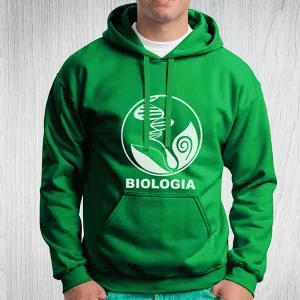 Sweatshirt com capuz Biologia Curso/Profissão