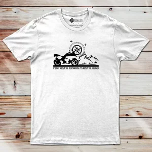 T-shirt BMW GS fãs moto It’s not about the destination…