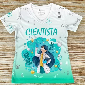 T-shirt Cientista profissão/curso