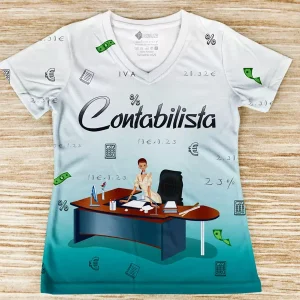 T-shirt Contabilista profissão/curso