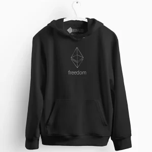 Sweatshirt com capuz Ethereum Freedom