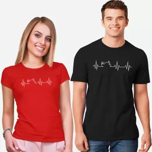 T-shirt Heartbeat Mota
