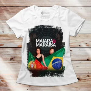Maiara e Maraisa Portugal T-shirt branca