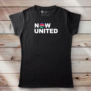 T-shirt Now United logo colorido