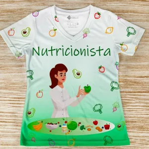 T-shirt Nutricionista profissão/curso