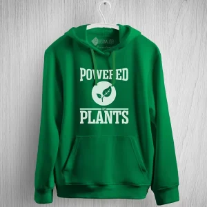 Sweatshirt com capuz Powered By Plants