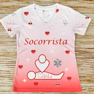 T-shirt Socorrista profissão/curso