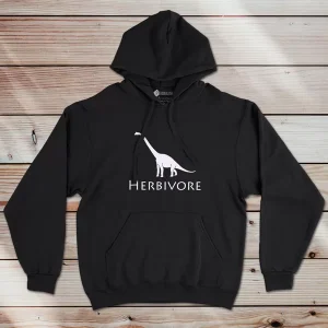 Sweatshirt com capuz Herbivore Dinosaur Vegan