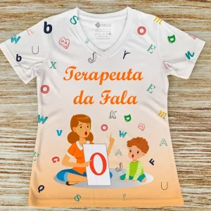 T-shirt Terapeuta da Fala profissão/curso